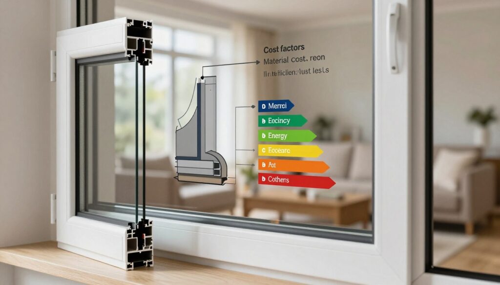 Kostenfaktoren für einflügelige Fenster