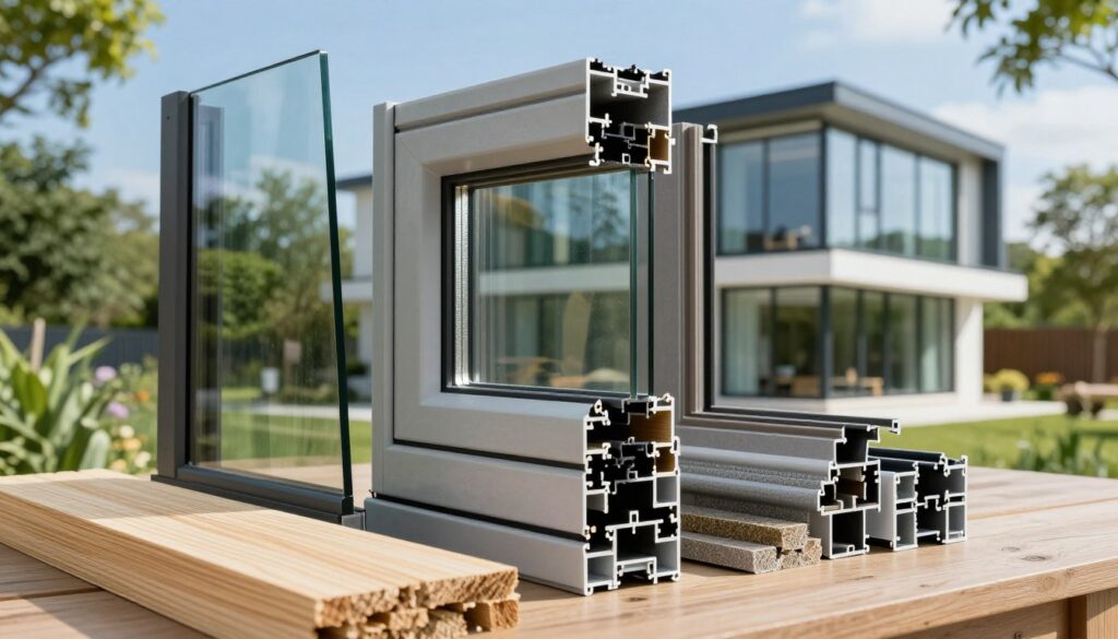 Nachhaltige Fenster Materialien