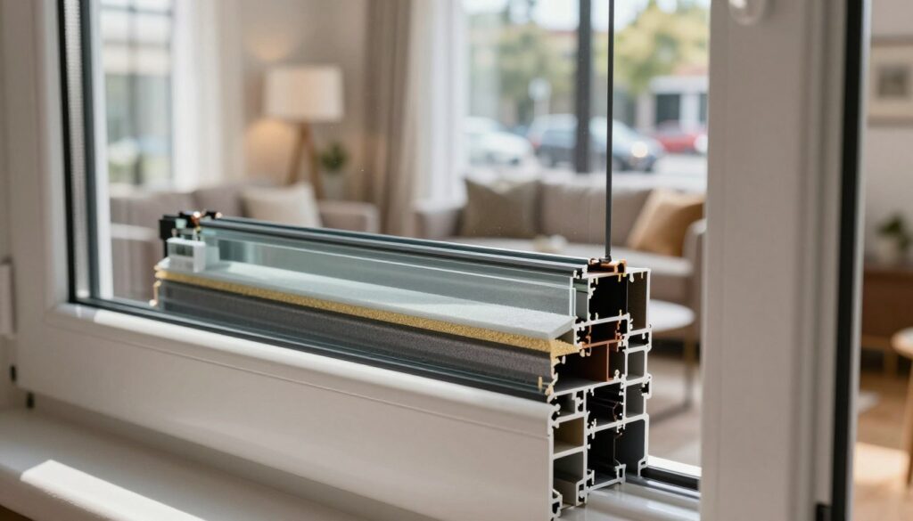 Schallschutzfenster Aufbau