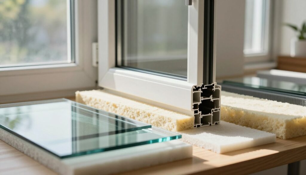 Schallschutzfenster Materialien