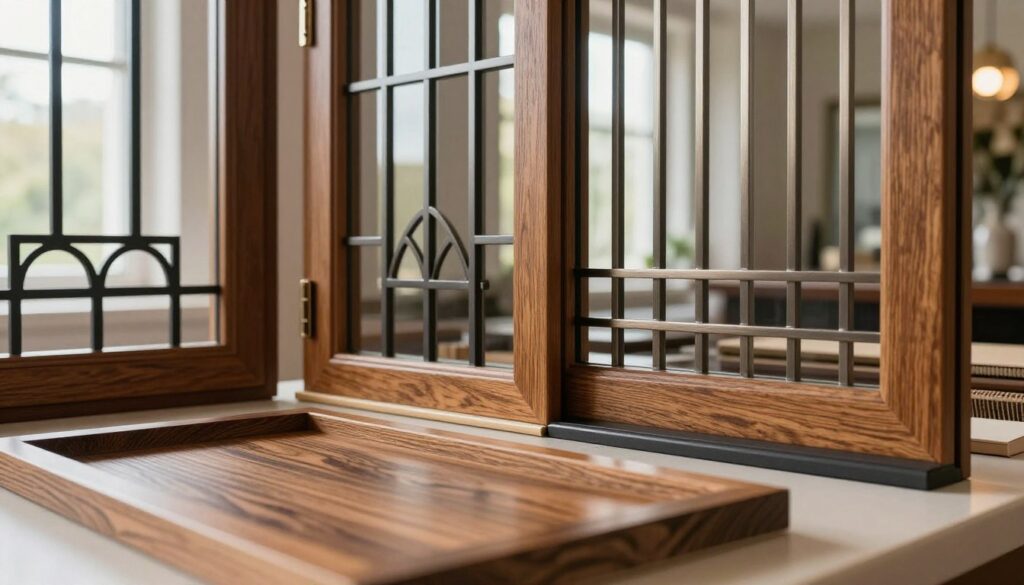 Sprossenfenster Materialien