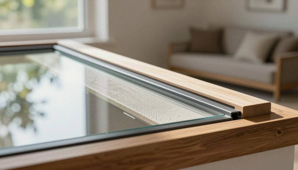 Unterlichtfenster Materialien