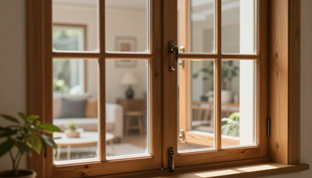 Zweiflügelige Fenster Pflege